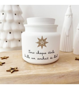 Pot-bougie en résine...