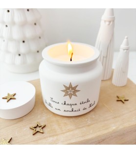 Pot-bougie en résine...