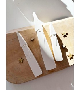 Lot de 3 grands Pères Noël...