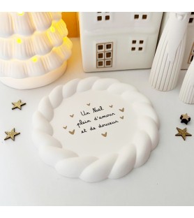 Coupelle torsadée “Un Noël...