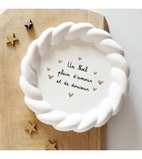 Coupelle torsadée “Un Noël...