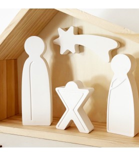 Petite Crèche artisanale en...