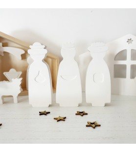 Lot de 3 Rois mages en...