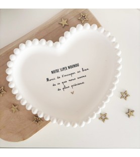 Coupelle cœur “Notre super...