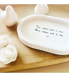 Coupelle décorative message...