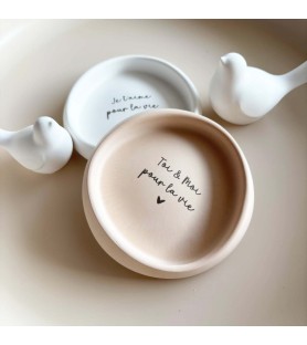 Coupelle message amour «...