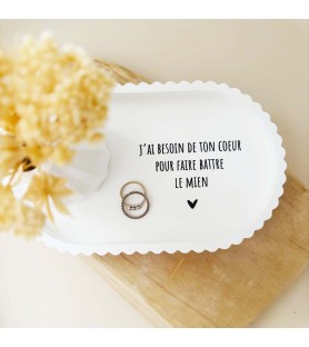 Ensemble coupelle et vase...