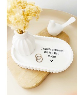 Ensemble coupelle et vase...