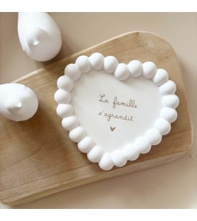 Coupelle coeur perlé - La...