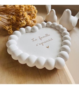 Coupelle coeur perlé - La...