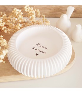 Coupelle ronde artisanale...