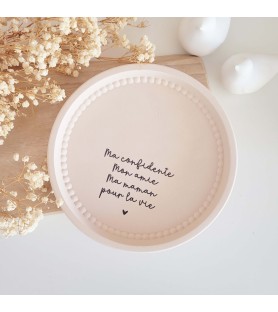 Plateau décoratif rond -Ma...