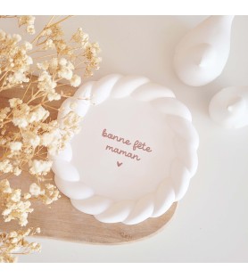 Coupelle ronde torsadée...