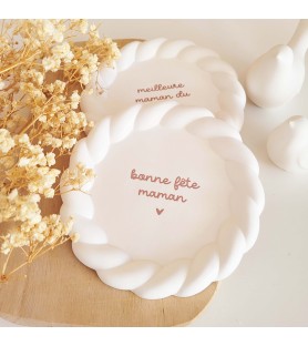 Coupelle ronde torsadée...