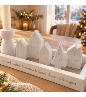 Scène de Noël – Village de...