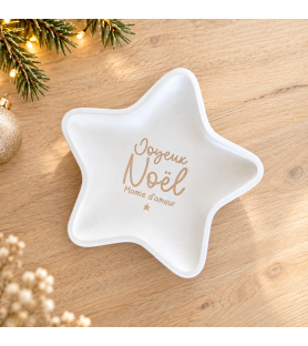 Coupelle étoile de Noël...
