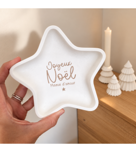 Coupelle étoile de Noël...