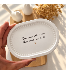 Coupelle décorative message...
