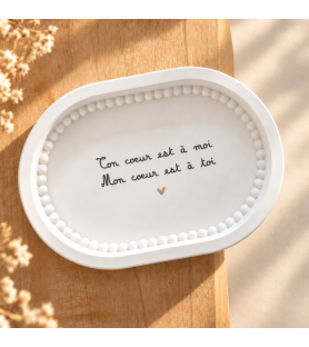 Coupelle décorative message...