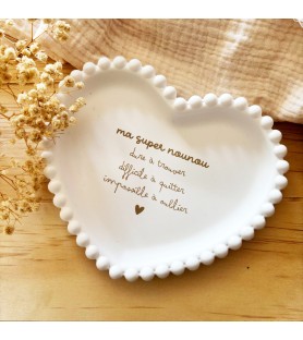 Coupelle coeur super nounou...