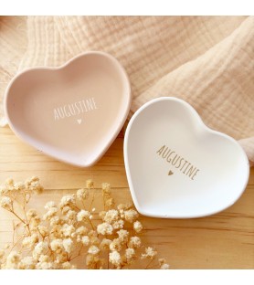 Coupelle coeur avec prénom...