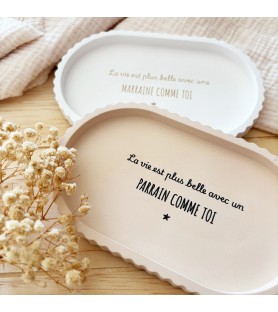 Coupelle vide poche message...