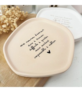 Coupelle à bijou - message...