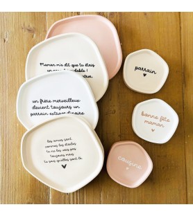 Coupelle artisanale message...