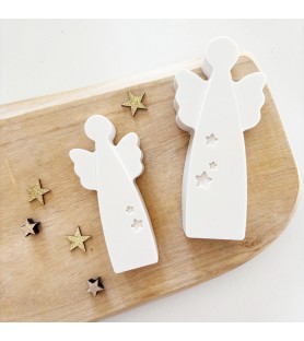 Lot de 2 anges de Noël en...