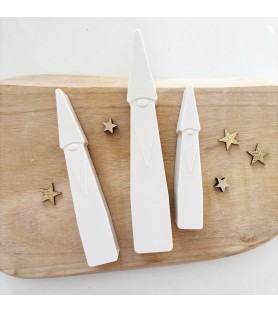 Lot de 3 Pères Noël en...