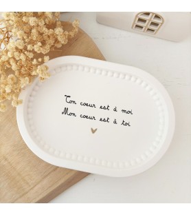 Coupelle décorative message...