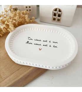 Coupelle décorative message...