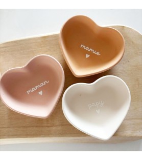 Coupelle cœur colorée...