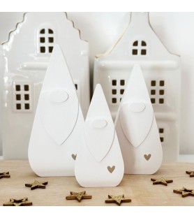 Lot de 3 petits Pères Noël...