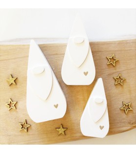 Lot de 3 petits Pères Noël...