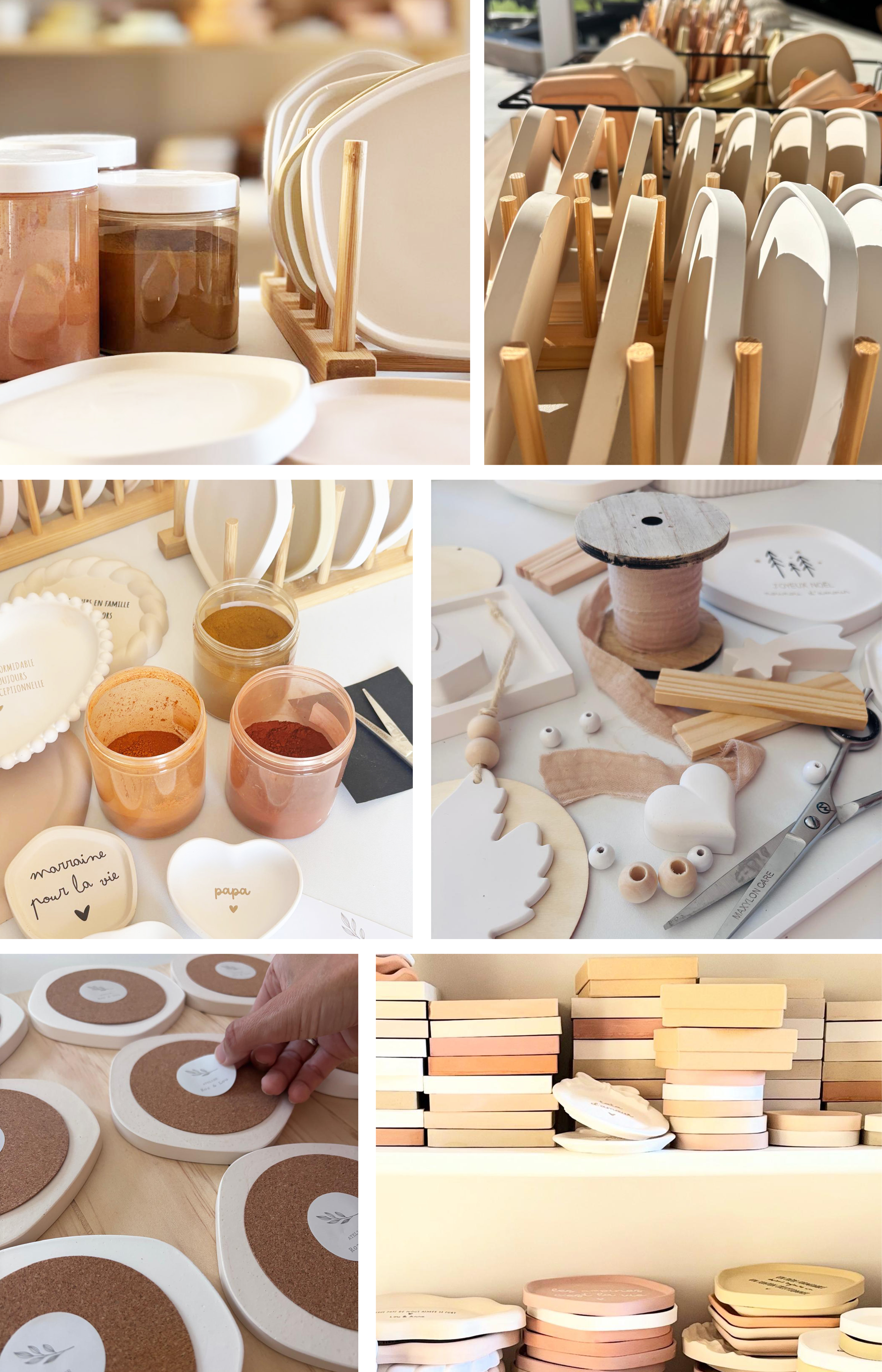 Coulisses de l’atelier Roz & Lou